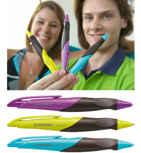Гелевые ручки Stabilo Easy Gel - ручки для левшей